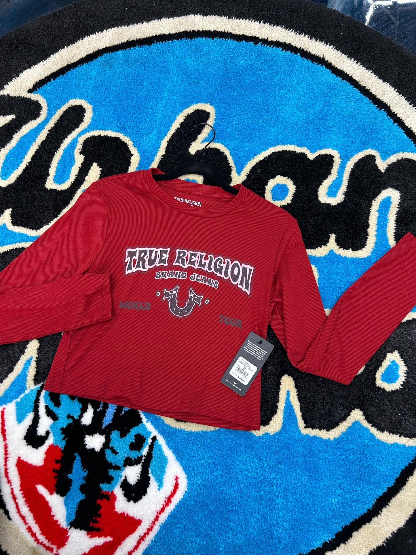 Women’s True Religion Long Sleeve Logo Shirt