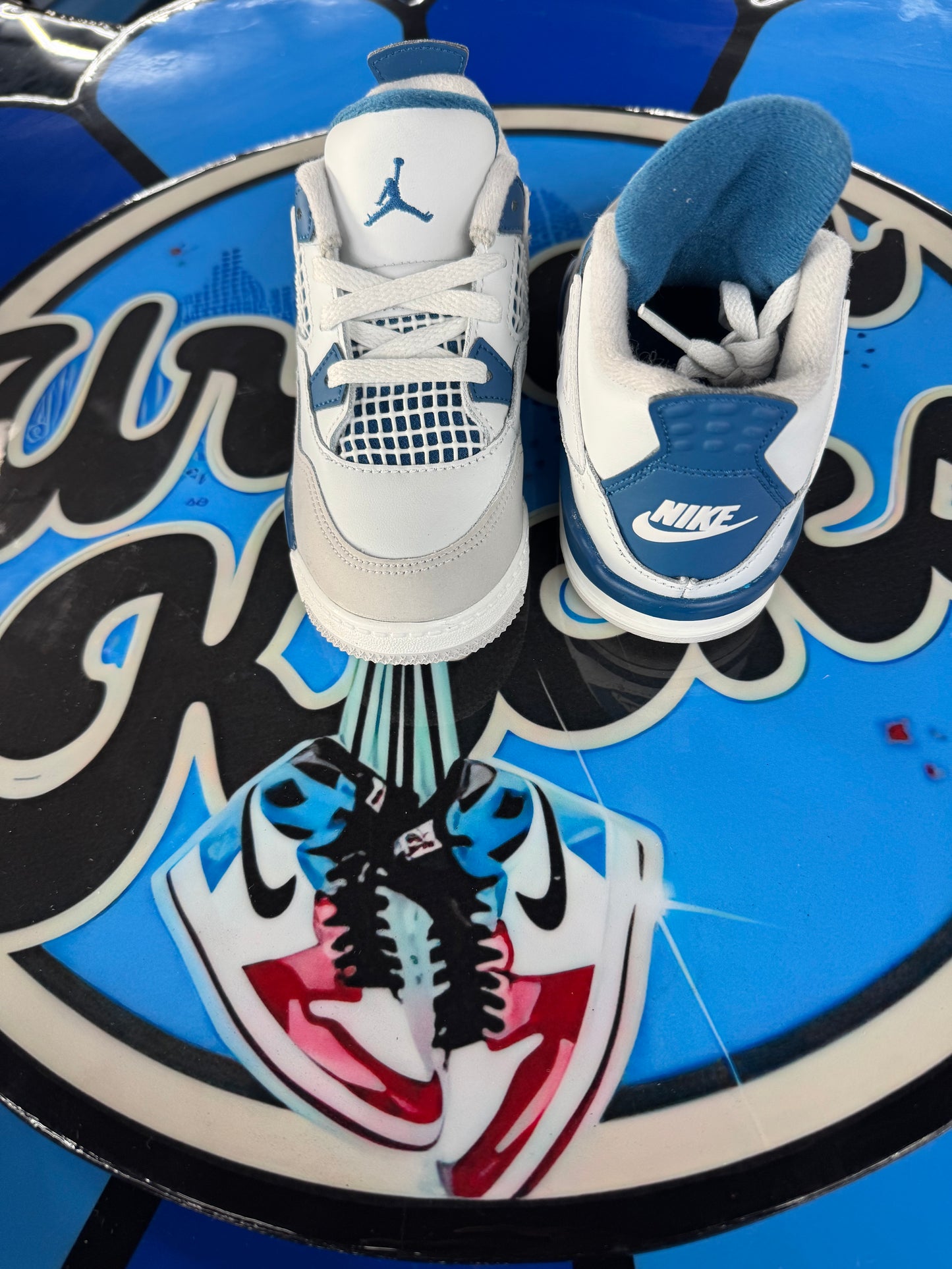 Jordan 4s Military Blue (Youth)