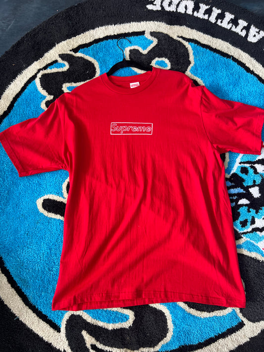 Supreme Box Logo Tee (Red)